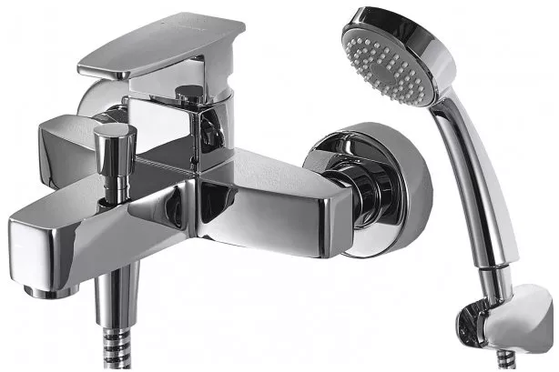 

Смеситель для ванны Bravat Riffle F672106C-B хром