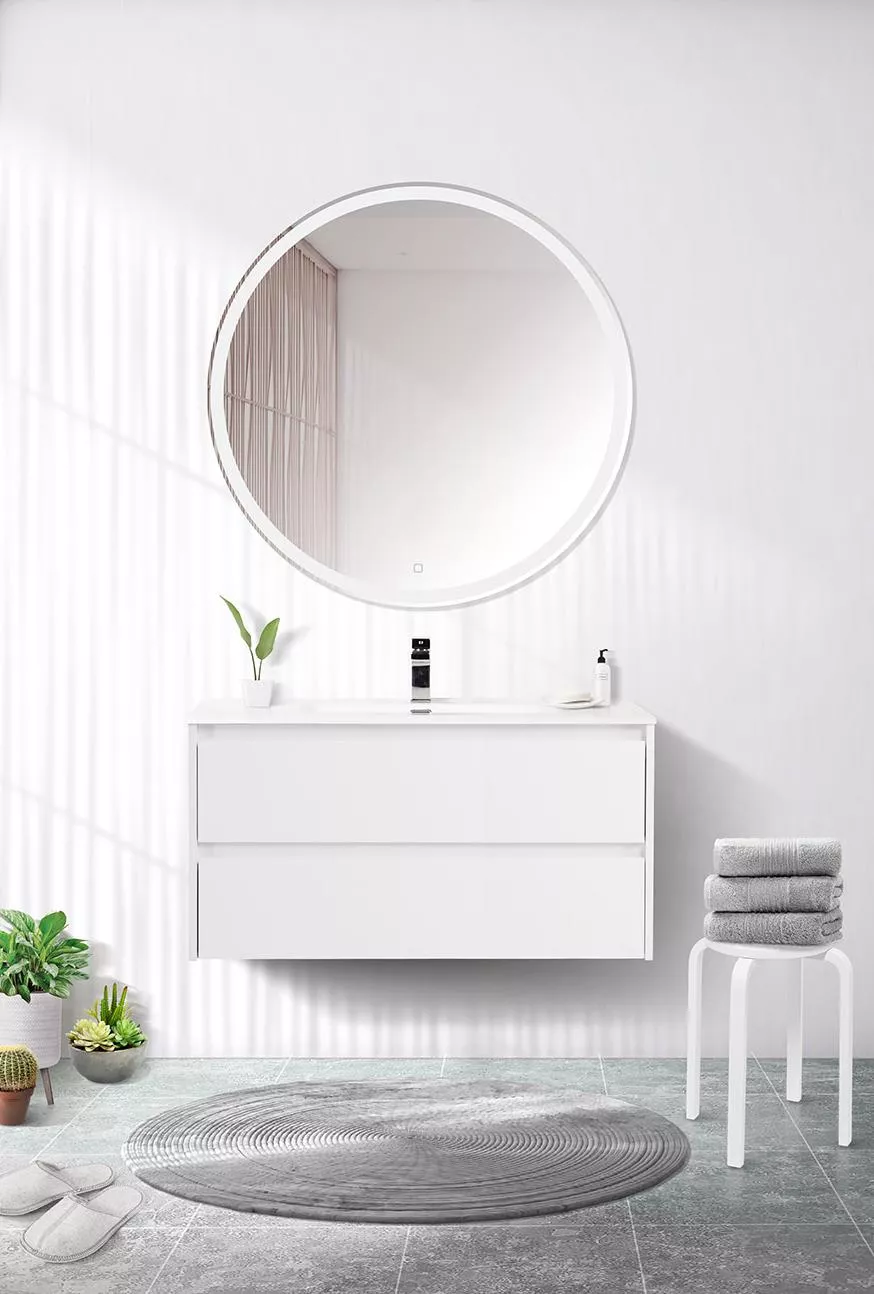 

Комплект мебели BelBagno Kraft 100 белый матовый