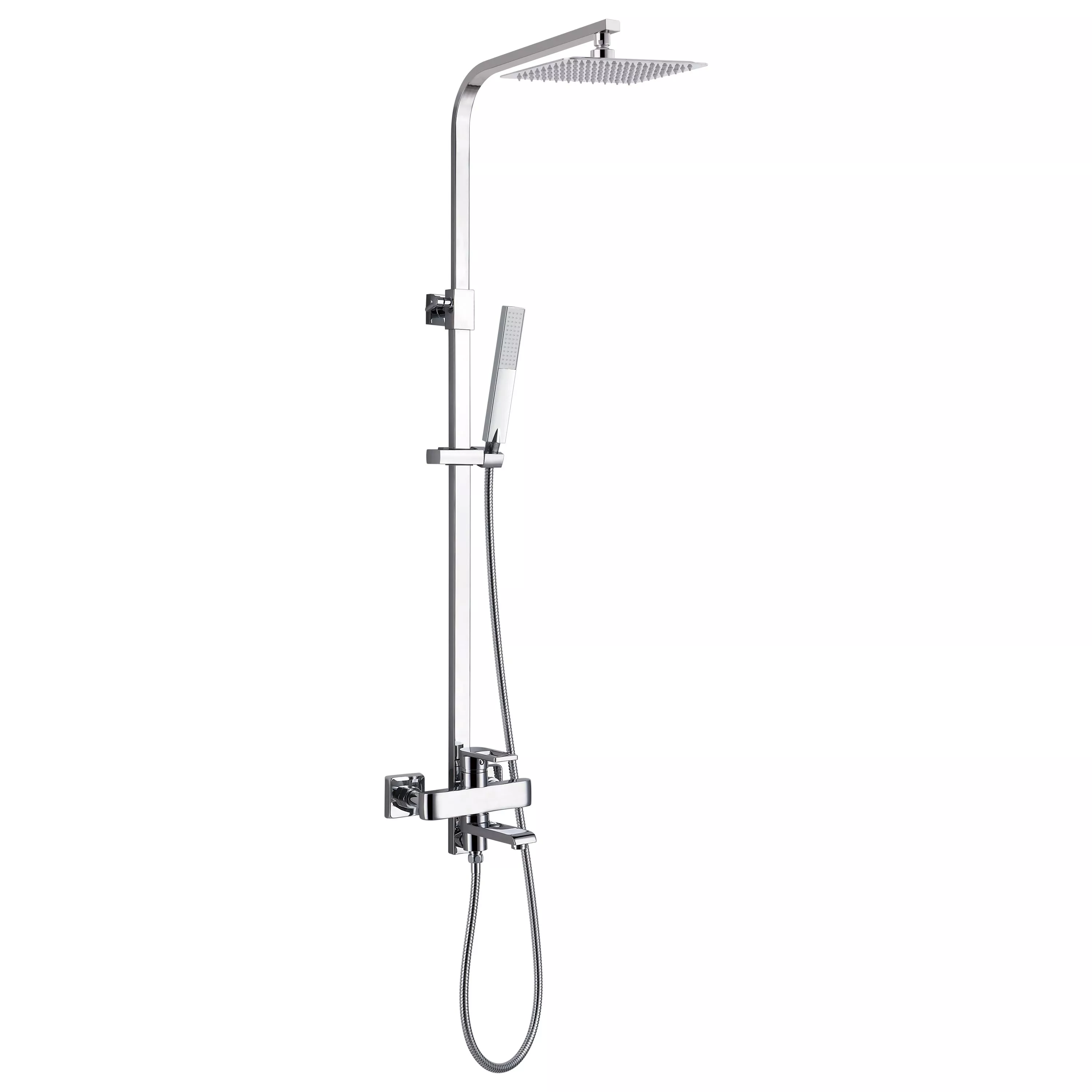 

Душевая стойка RGW SP-30 Хром 97*28 Головной душ/Смеситель (Шланг 1,5 м. Квадрат (2 сорт))