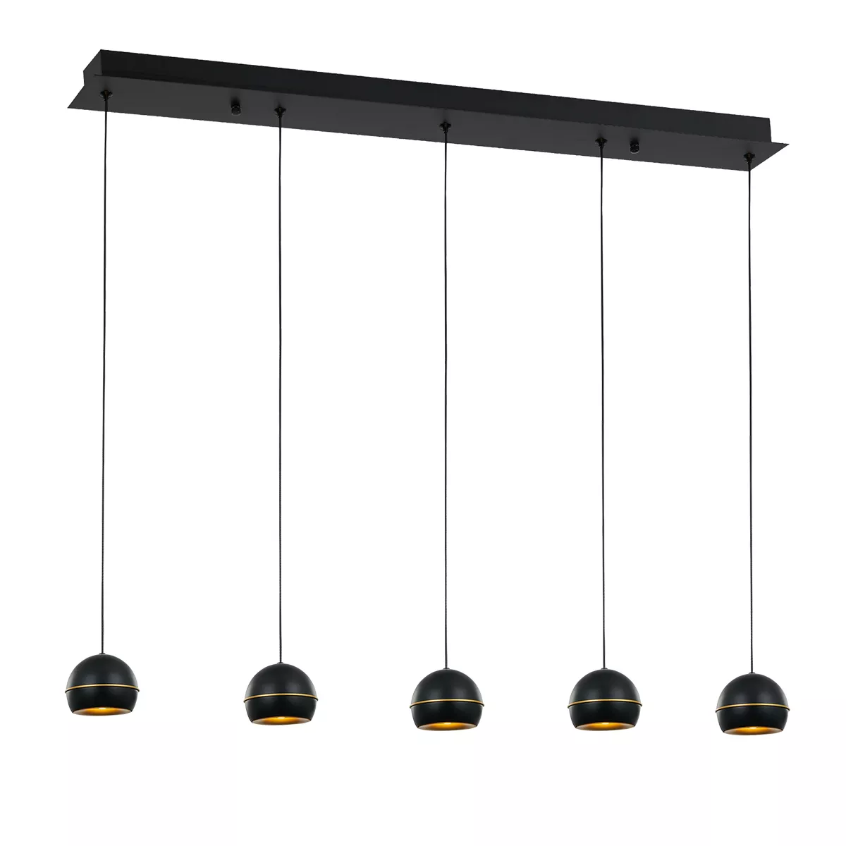 

Подвесная люстра DeLight Collection MD21001034-5B black/gold