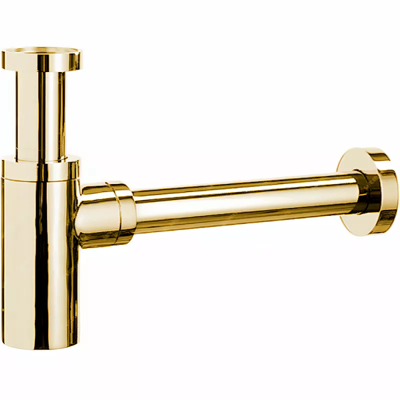 

Сифон для раковины Frap золото глянцевое