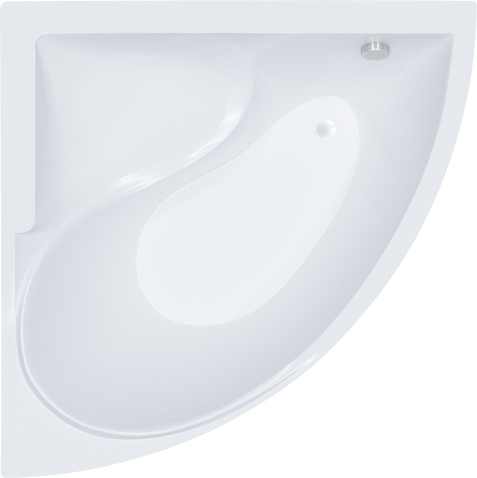 Купить Акриловая ванна Triton Синди 125x125 см (Н0000000214), белый, акрил