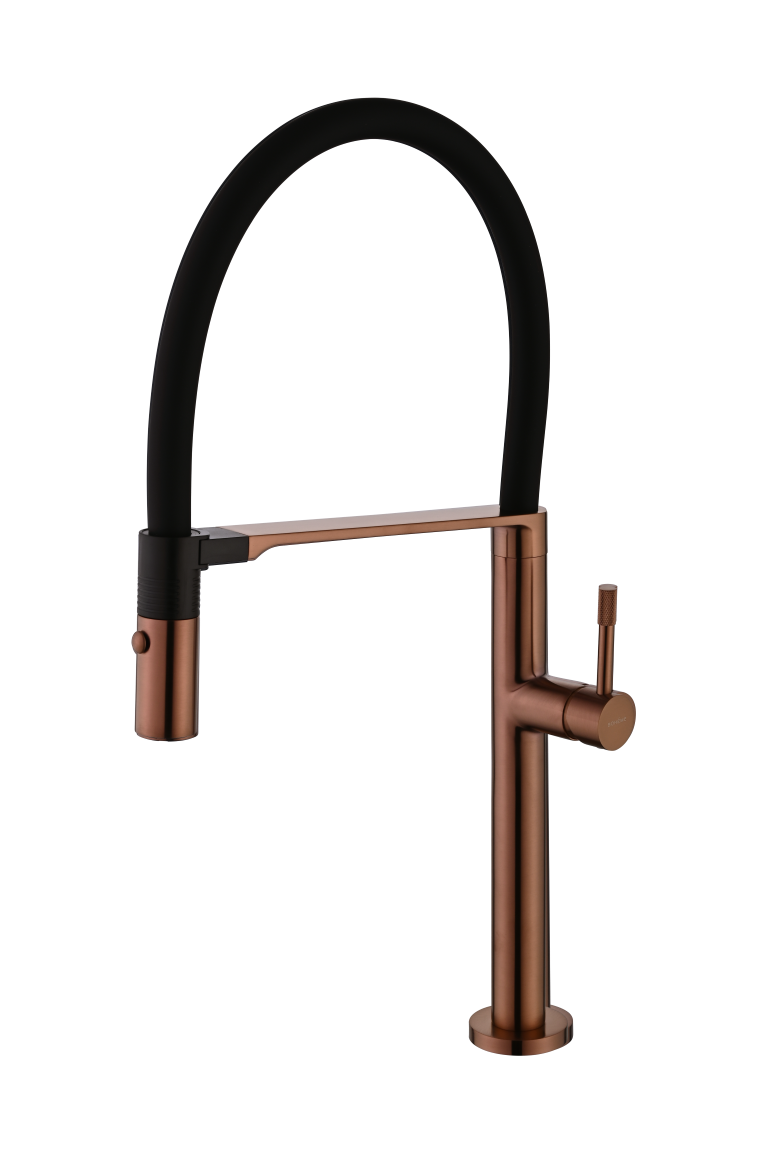 

Смеситель для кухни Boheme Uno 114-BRB brushed bronze