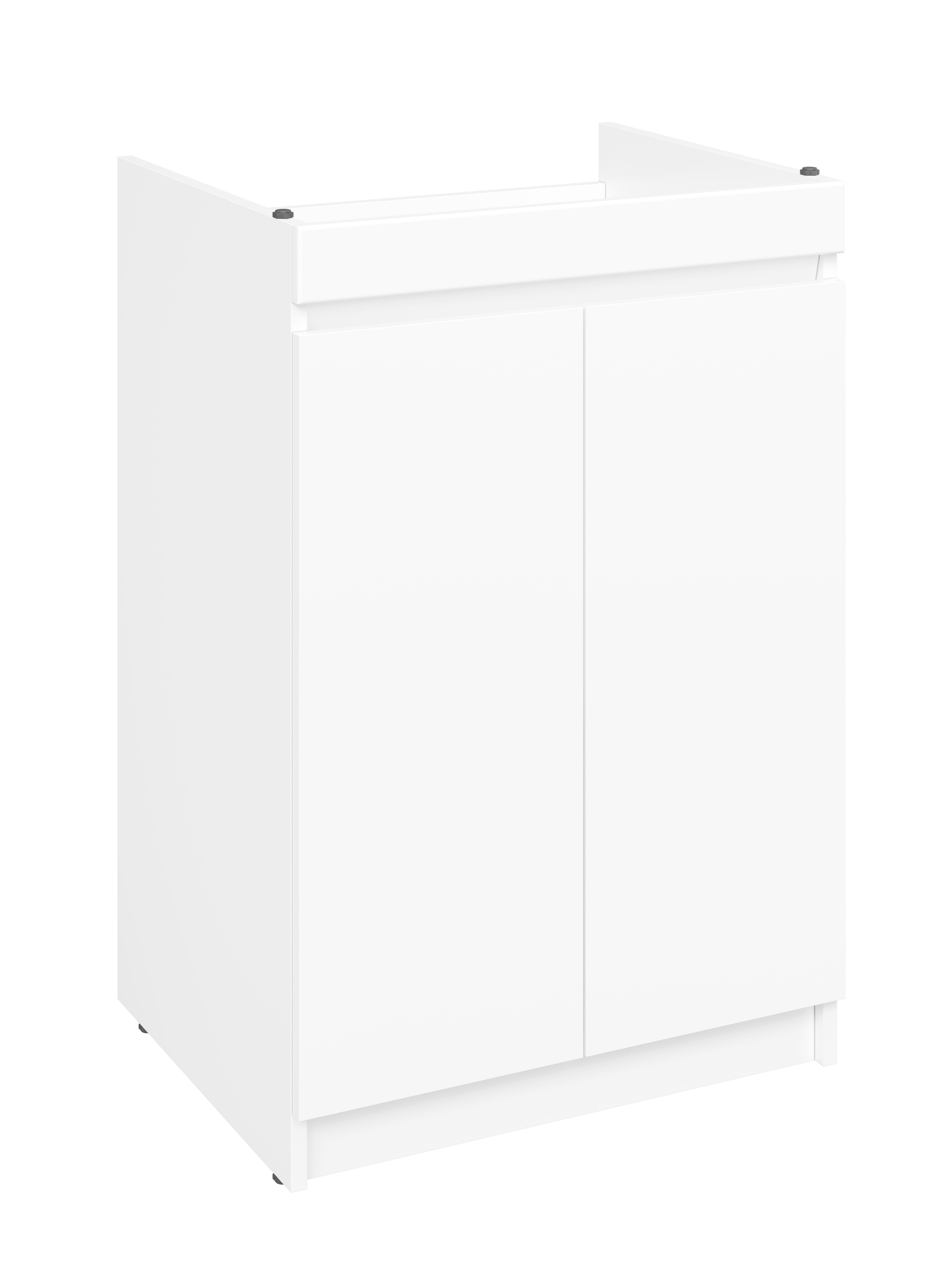 Тумба под раковину без столешницы DIWO Тольятти 60 с дверцами под стиральную машину белая 8283₽
