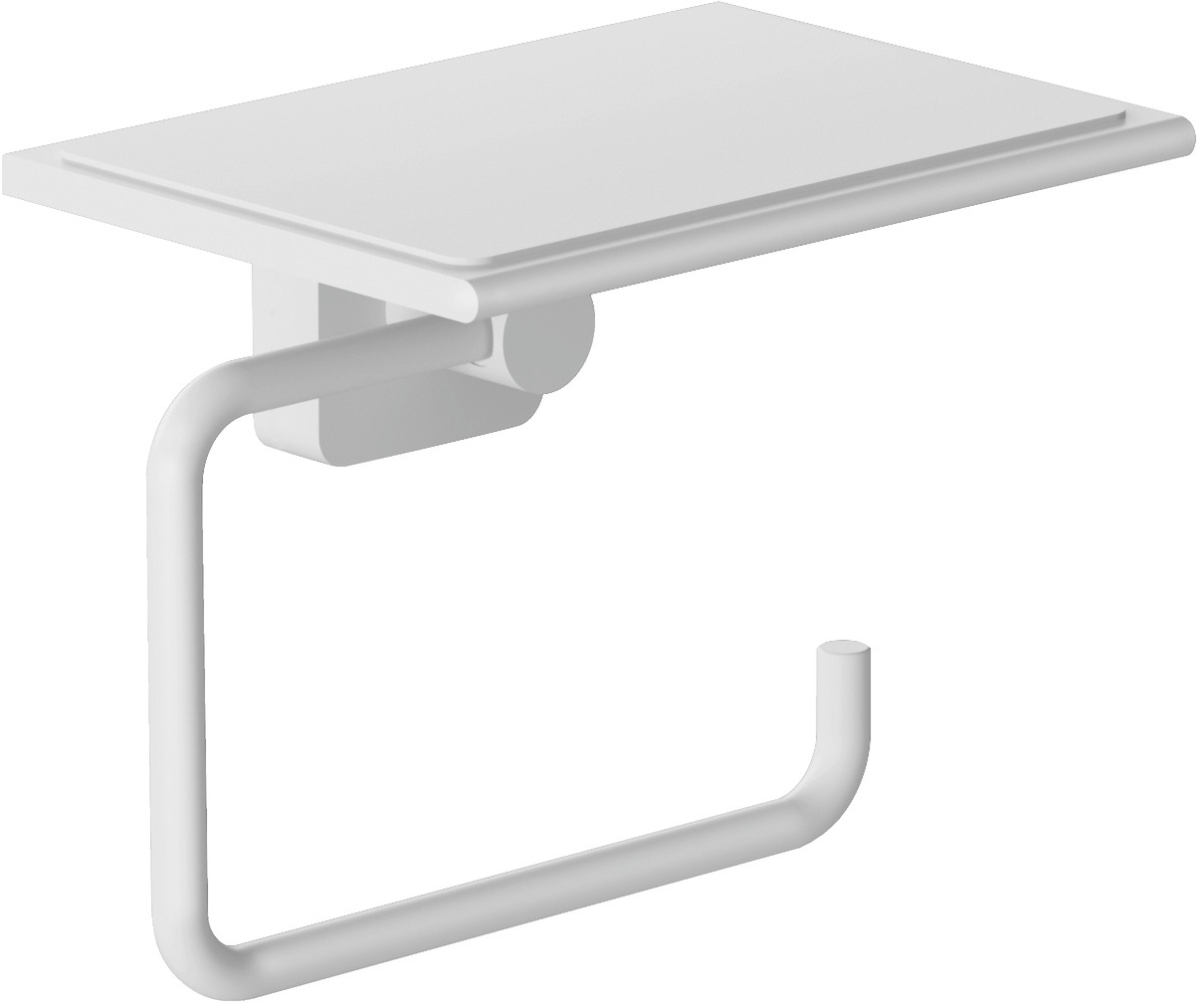 Держатель для туалетной бумаги Kludi Vela S 2597153 настенный матовый белый 8692₽