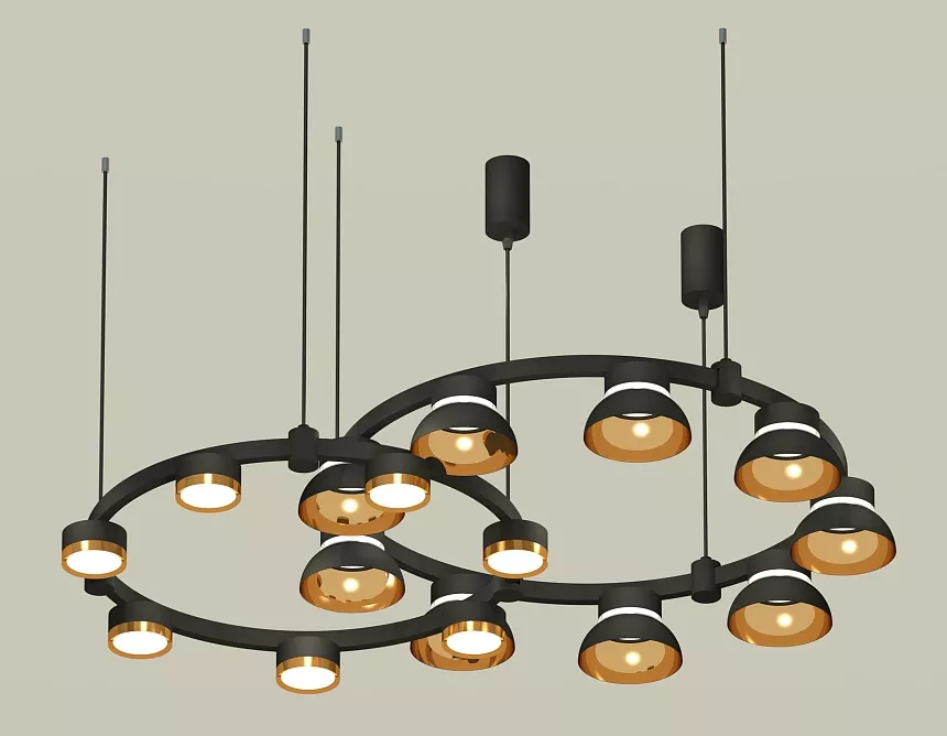 

Комплект подвесного светильника Ambrella Light Techno Ring XR92091110 (A9209x2, C9238, C9242, N8145, N8124)