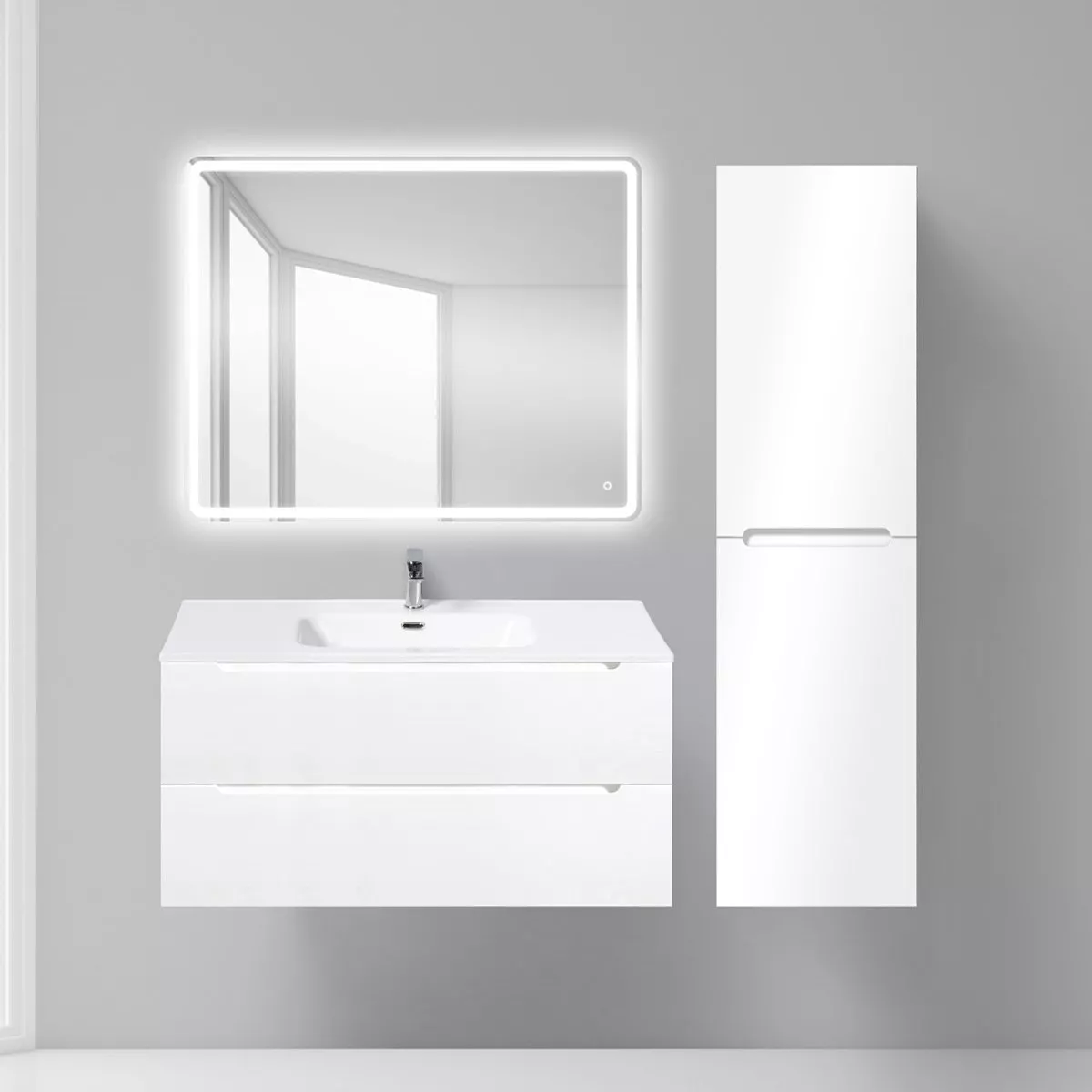 

Мебель для ванной BelBagno Etna 100 bianco opaco
