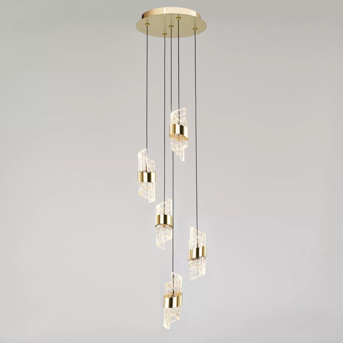 

Каскадная люстра DeLight Collection MD23001022-5A gold