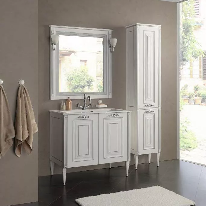 Мебель для ванной Aquanet Паола 90 белая, размер 90, цвет белый - фото 1