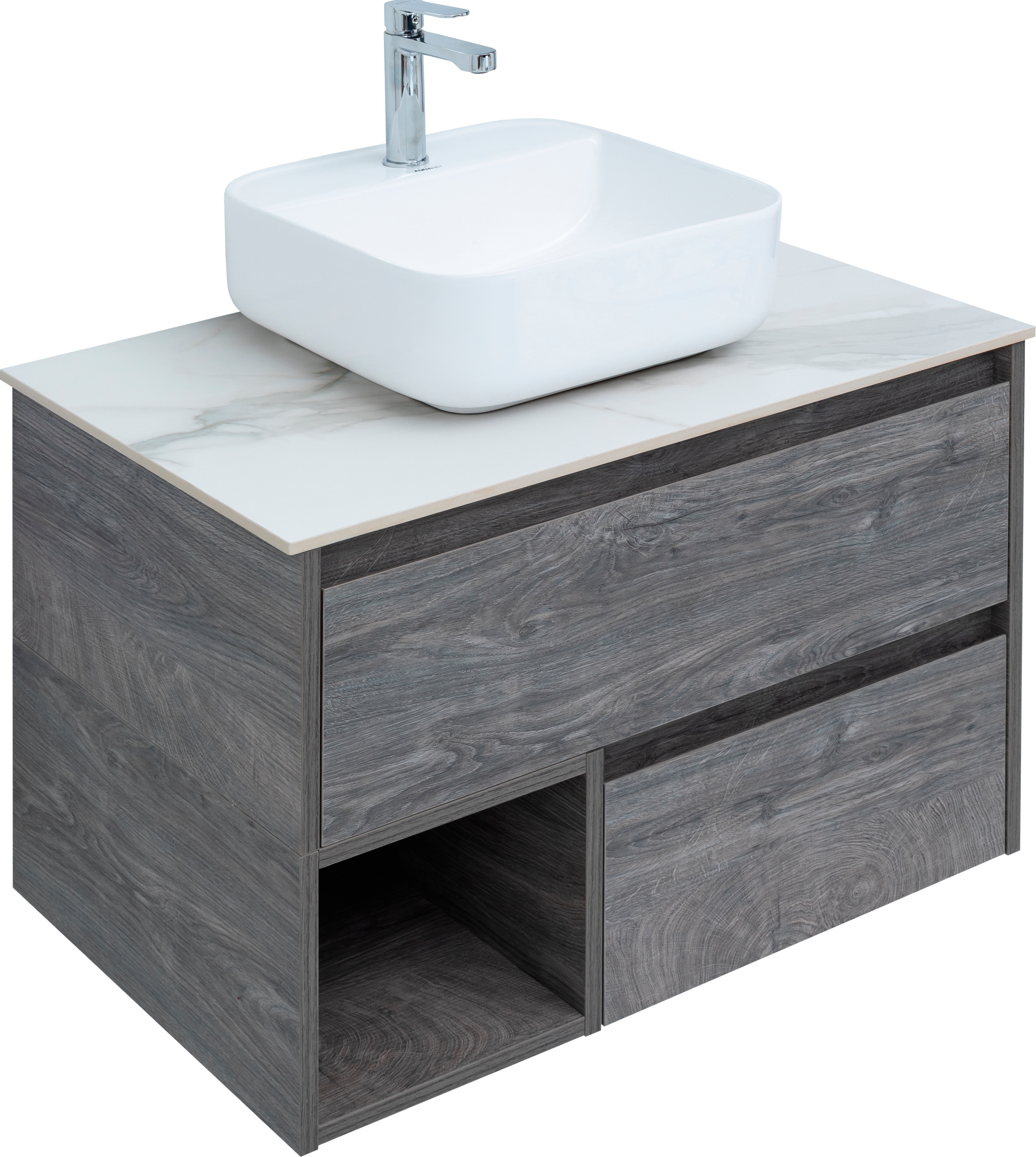 

Тумба под раковину со столешницей STWORKI Карлстад 75 дуб рошелье, монте тиберио