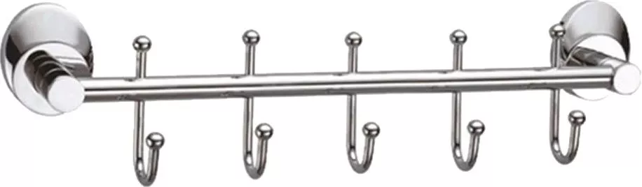 

Планка с пятью крючками Fixsen Europa хром