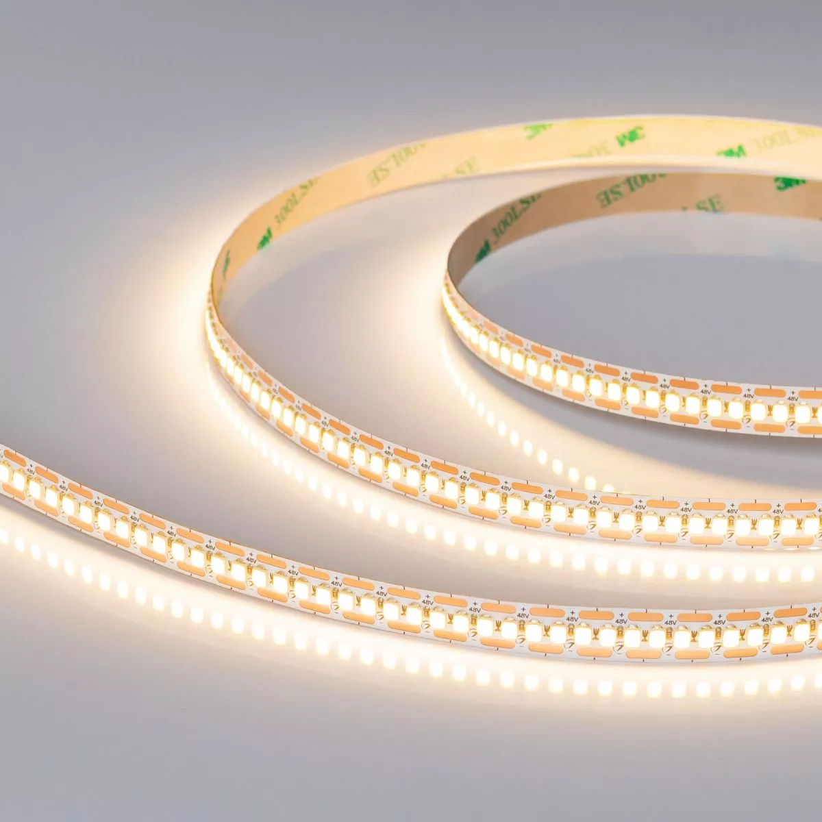 Светодиодная лента Arlight UL-A240-10mm 48V Warm3000-CX2 (23 W/m, IP20, 10m) 063810
