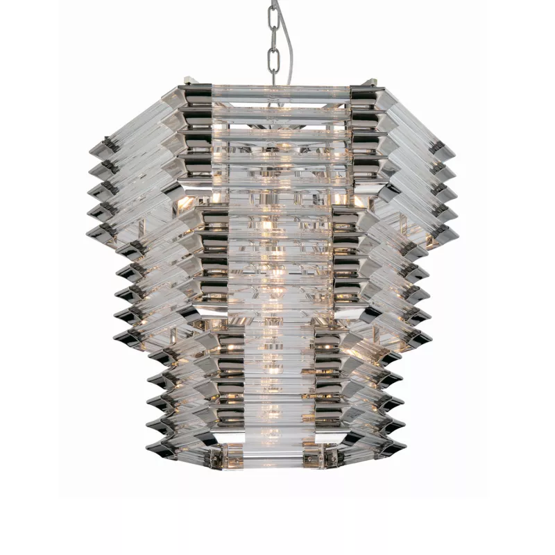 

Подвесная люстра Delight Collection Wren KG0970P-12 nickel