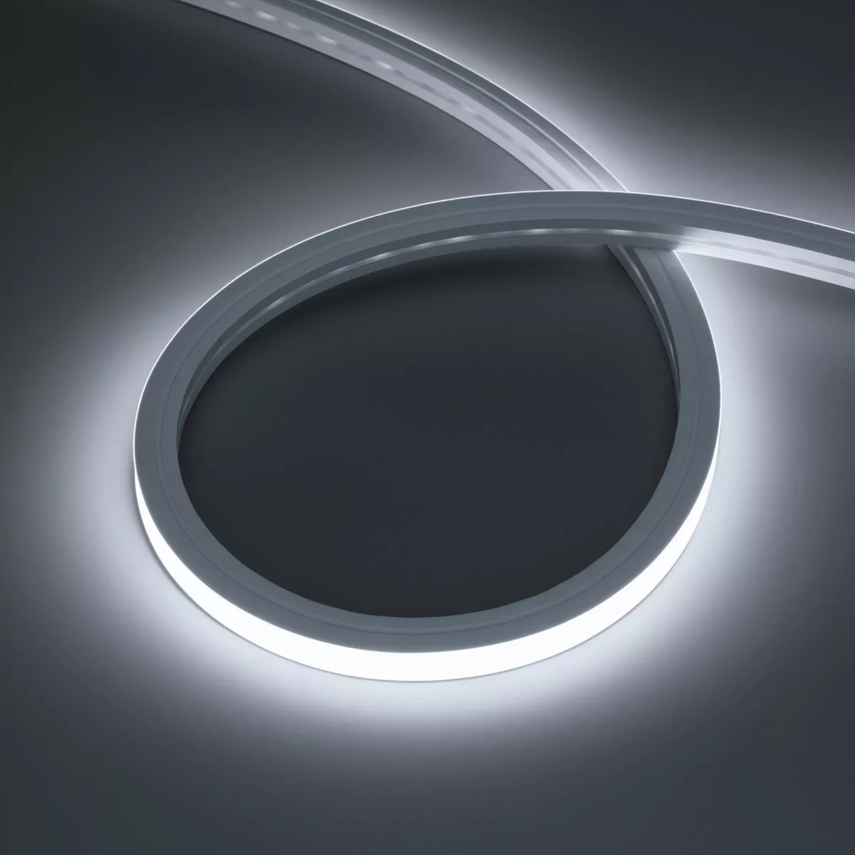 Светодиодная лента герметичная Arlight HORIZON-3D-А120-12x12mm 24V White6000 (12 W/m, IP67, 5m, wire x1) (Вывод боковой) 062284