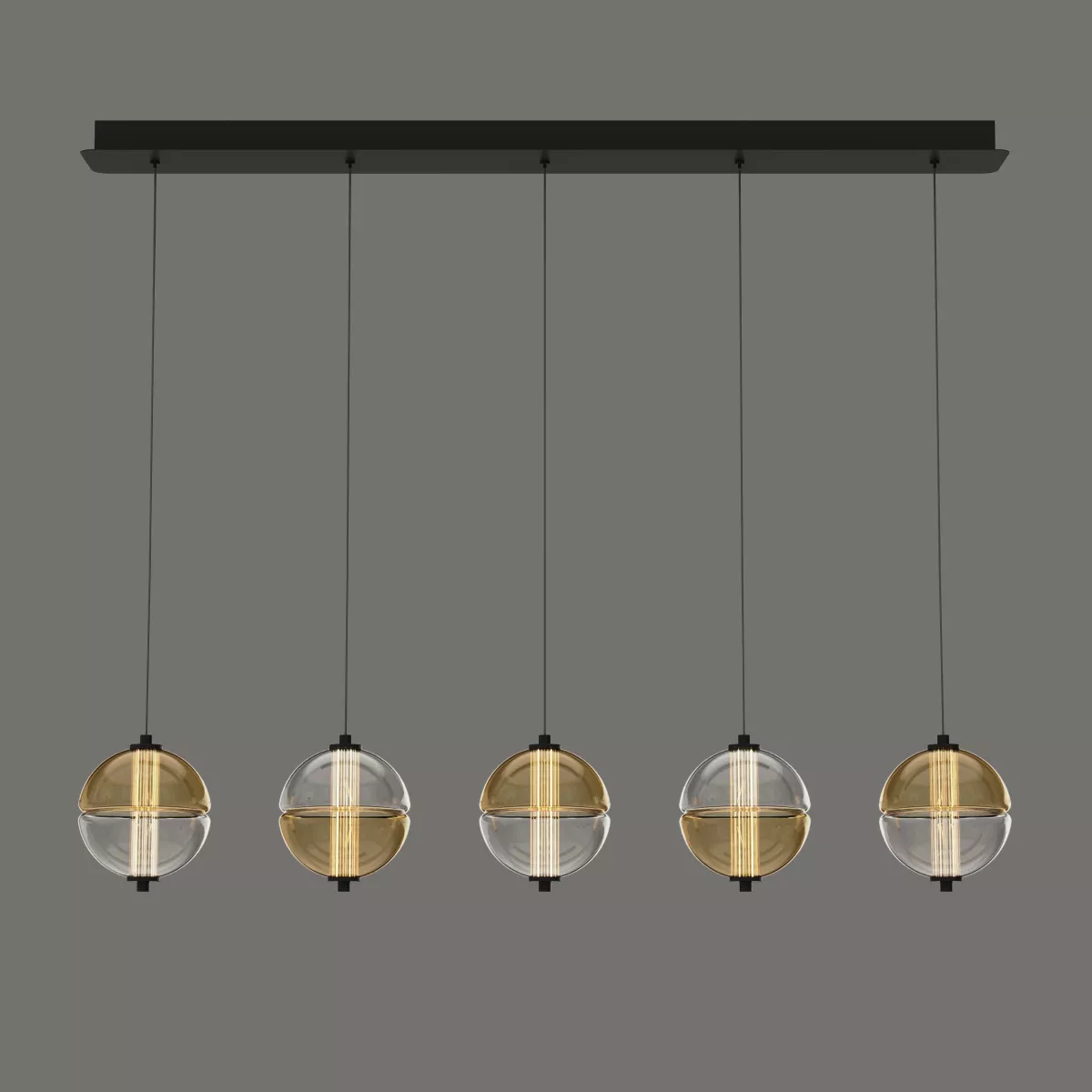 

Подвесной светильник Delight Collection MD24022079-5B black/amber