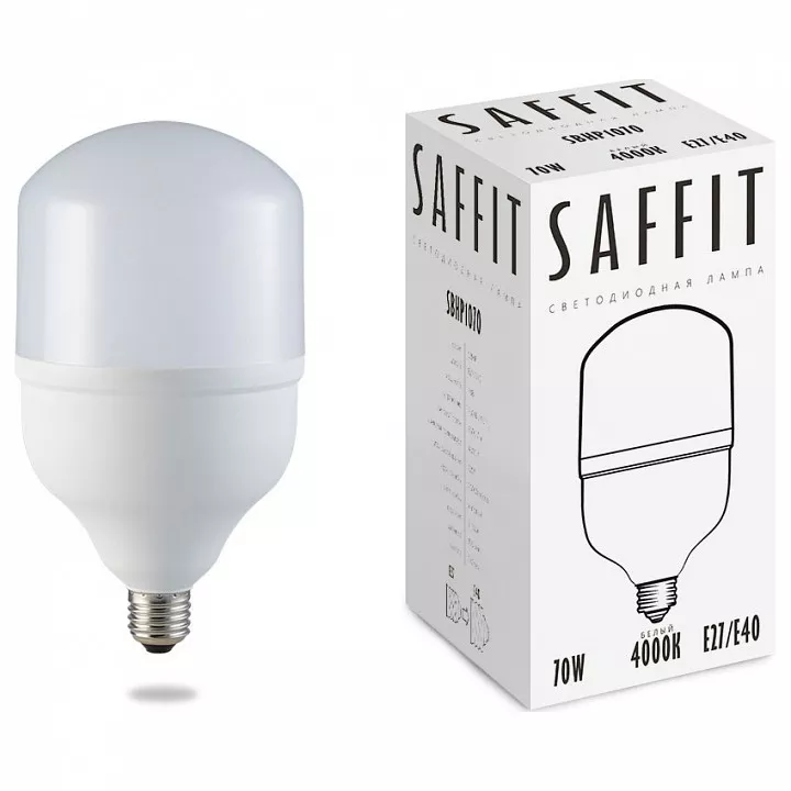 

Лампа светодиодная Feron Saffit SBHP1070 E27-E40 70Вт 4000K 55098