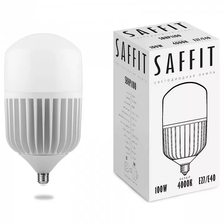 

Лампа светодиодная Feron Saffit SBHP1100 E27, E40 100Вт 4000K 55100