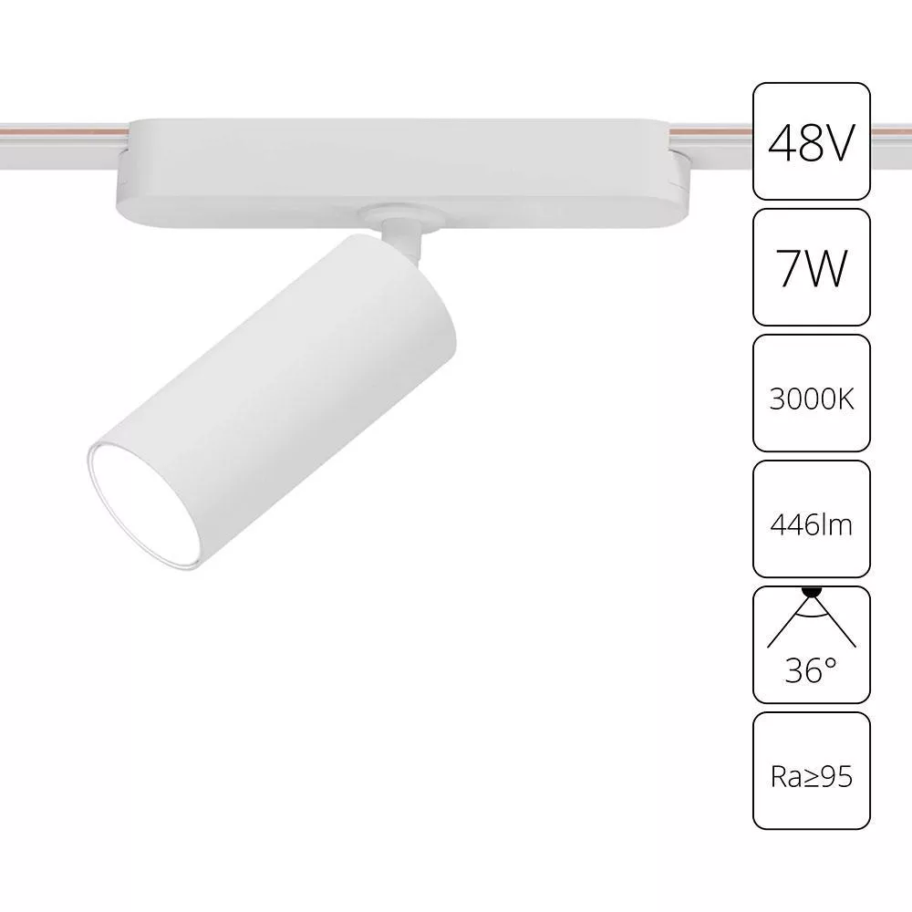 

Трековый светодиодный светильник Arte Lamp Rapid A1156PL-1WH