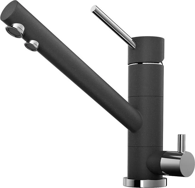 

Смеситель для кухни Omoikiri Tonami 4994058 с подключением к фильтру черный матовый