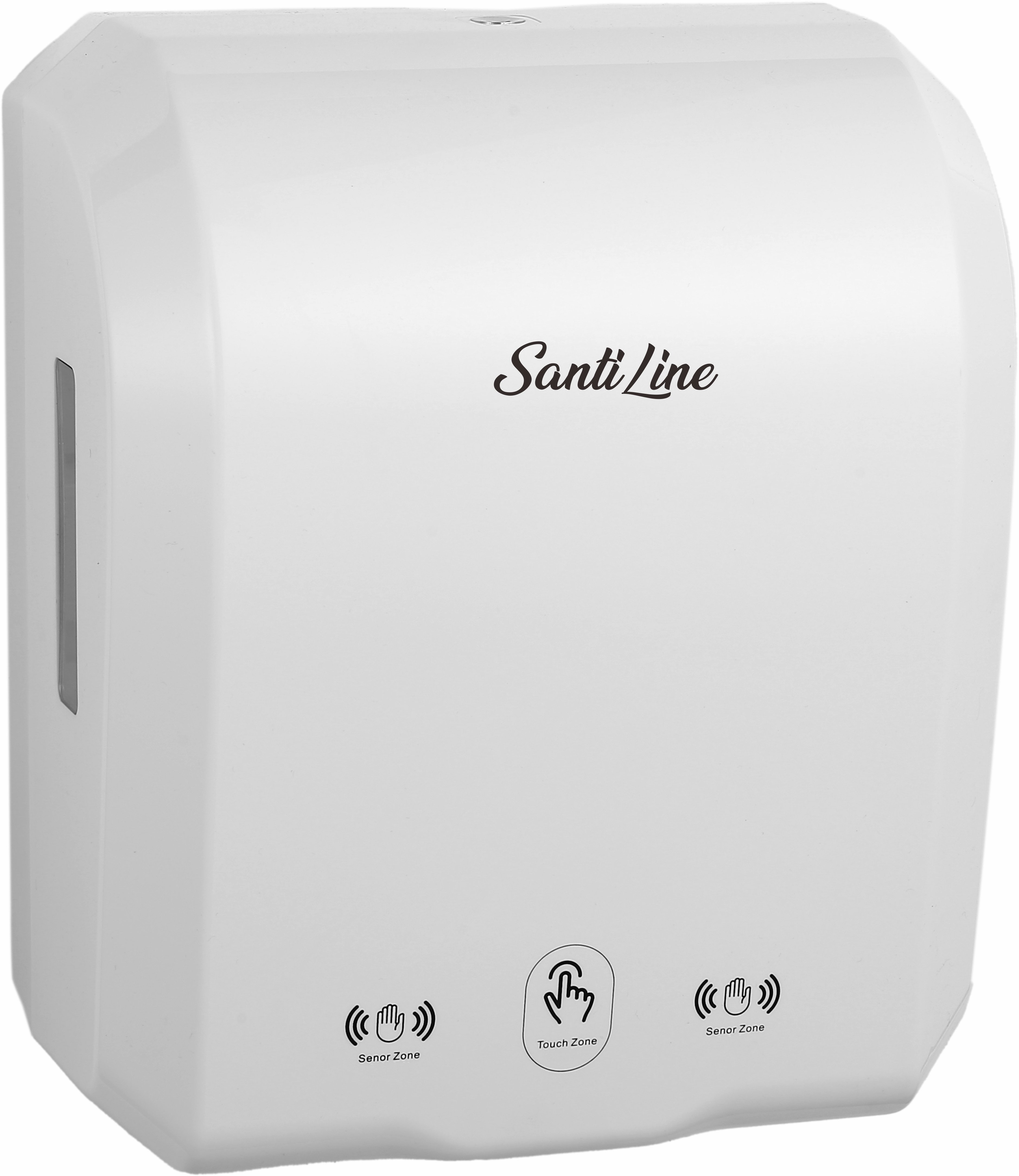 

Диспенсер бумажных полотенец SantiLine SL-8010 глянцевый белый