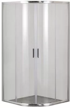 SE-800Q Душ. Ограждение полукруг 80х80х185, стекло 4 мм, прозр. (270062)