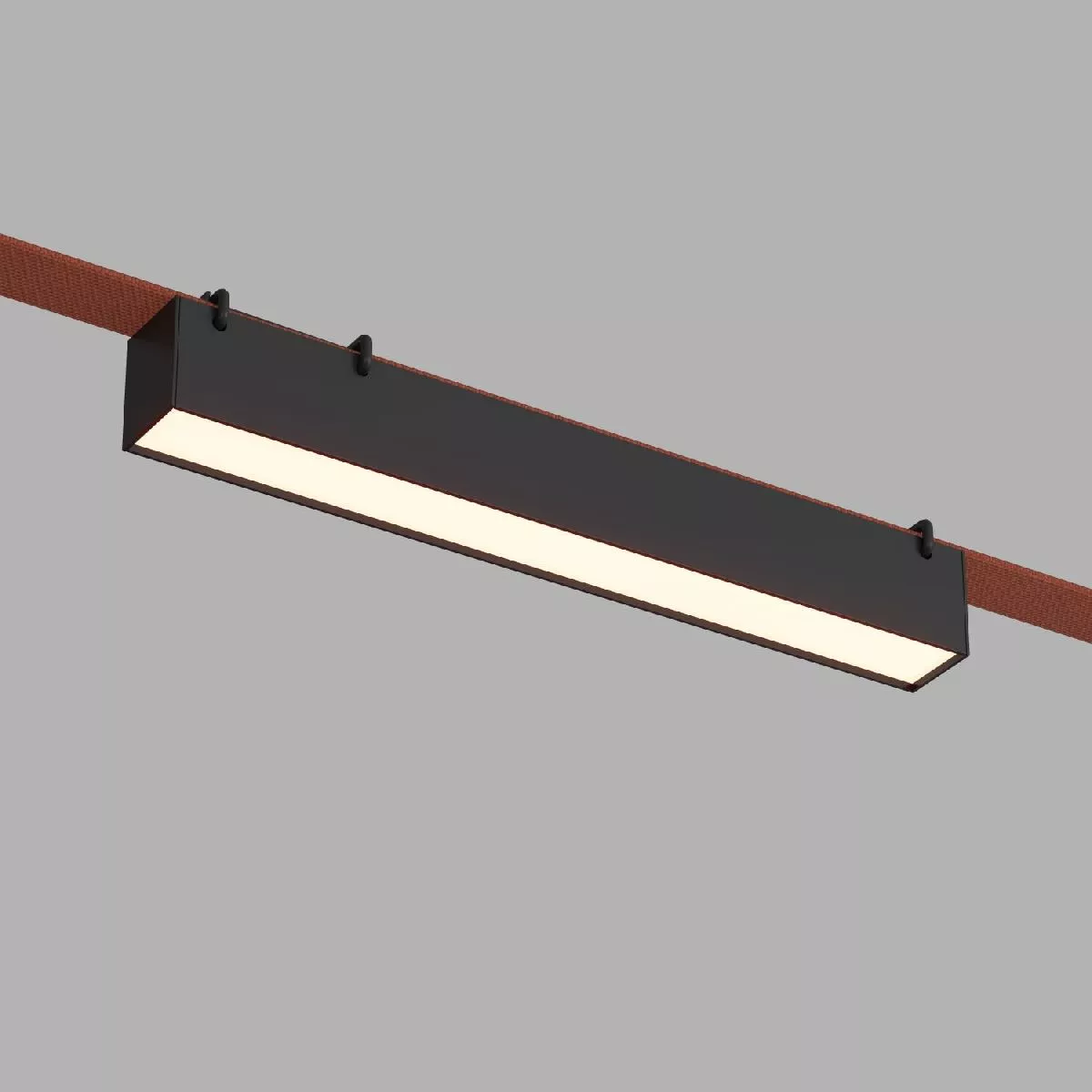 

Трековый однофазный светильник Denkirs Belty Linear DK5575-BK