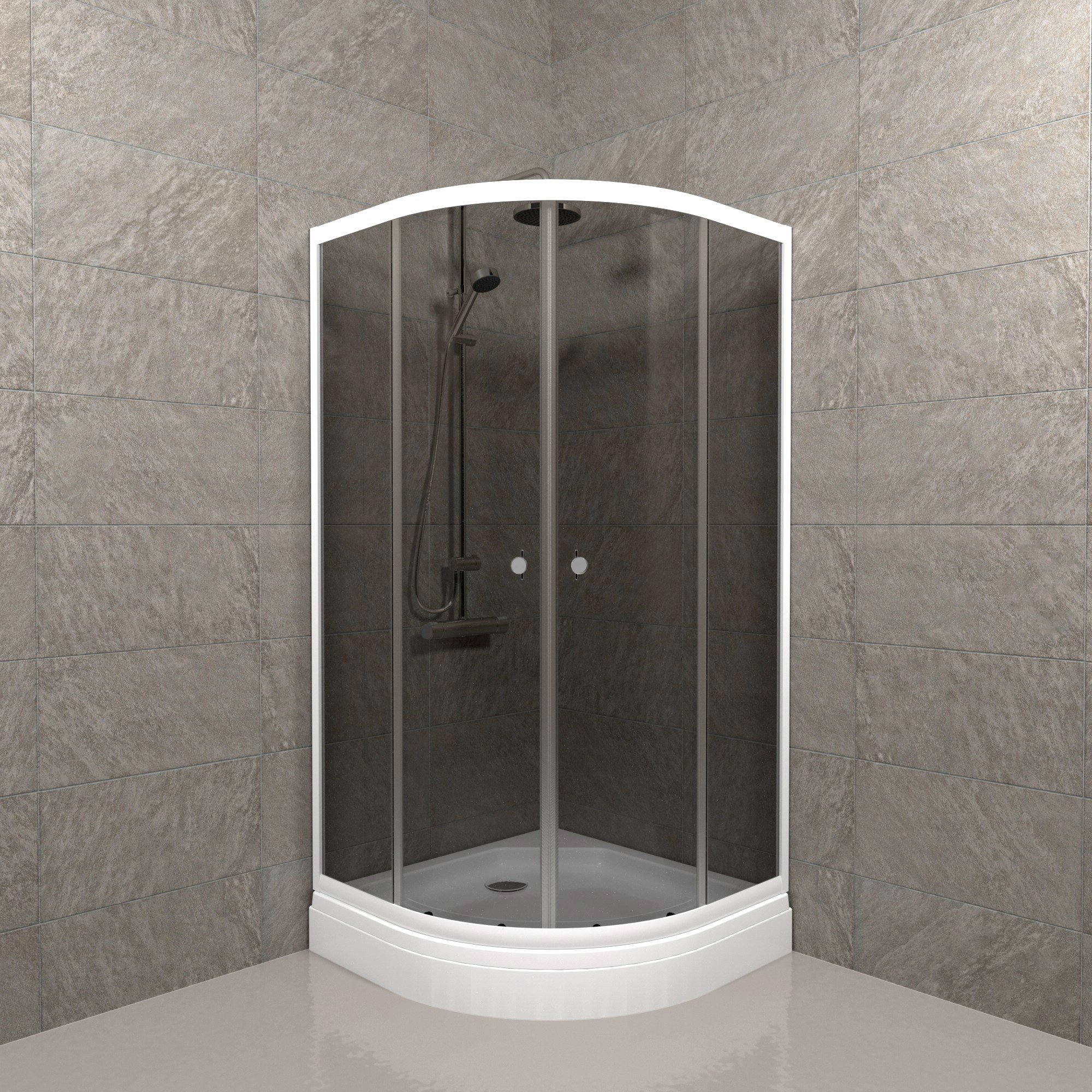 

Душевой уголок Triton Грэй Щ0000066464 90х90 см, с сифоном