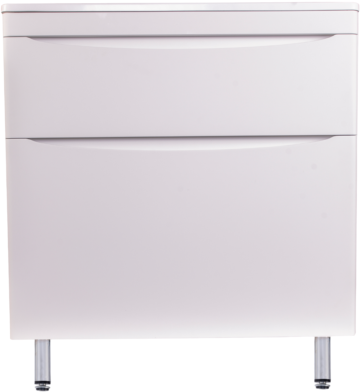 

Тумба с раковиной Style Line Бергамо Мини 80 Люкс Plus напольная, антискрейтч белая