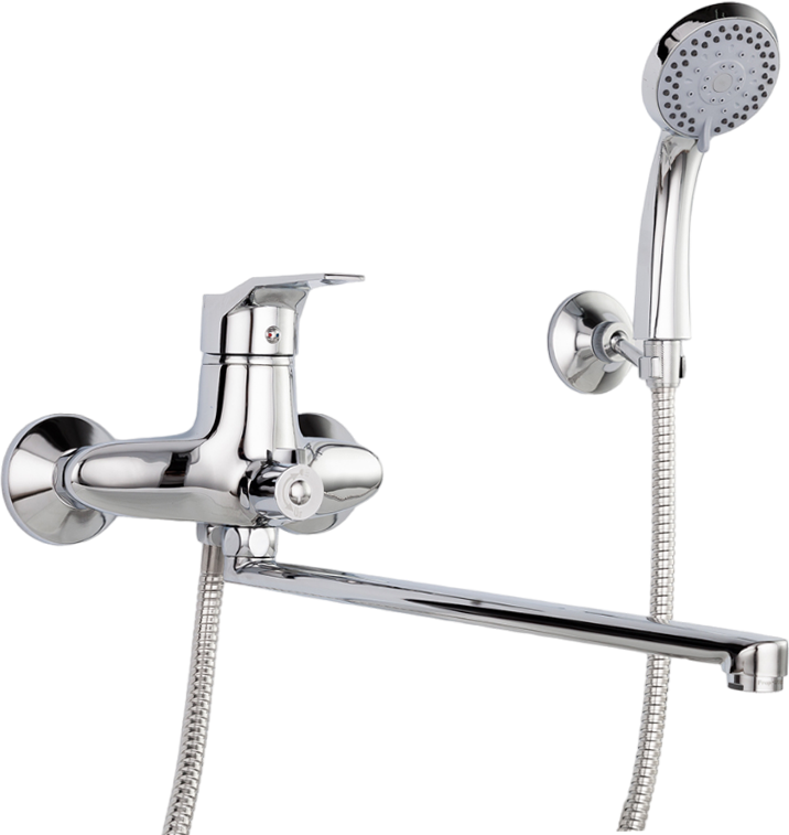 

Смеситель с длинным изливом для ванны Frap H04 F2263