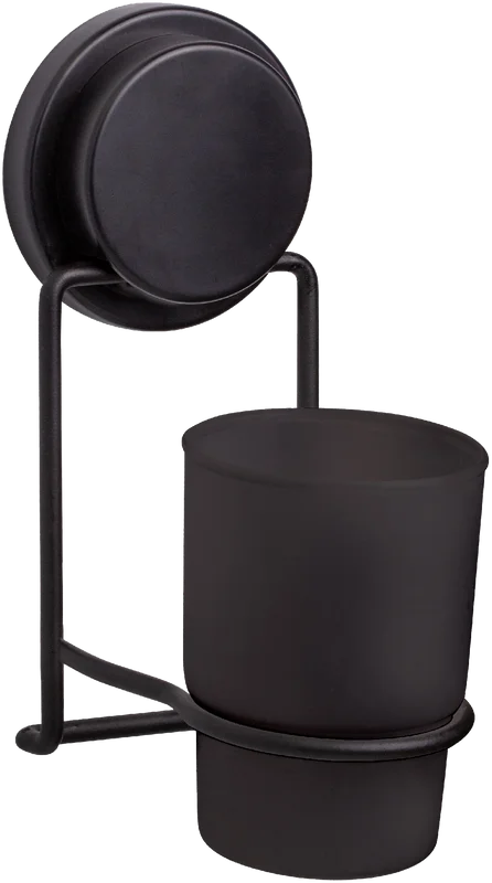 

Стакан для зубных щеток подвесной Fixsen Magic Black черный