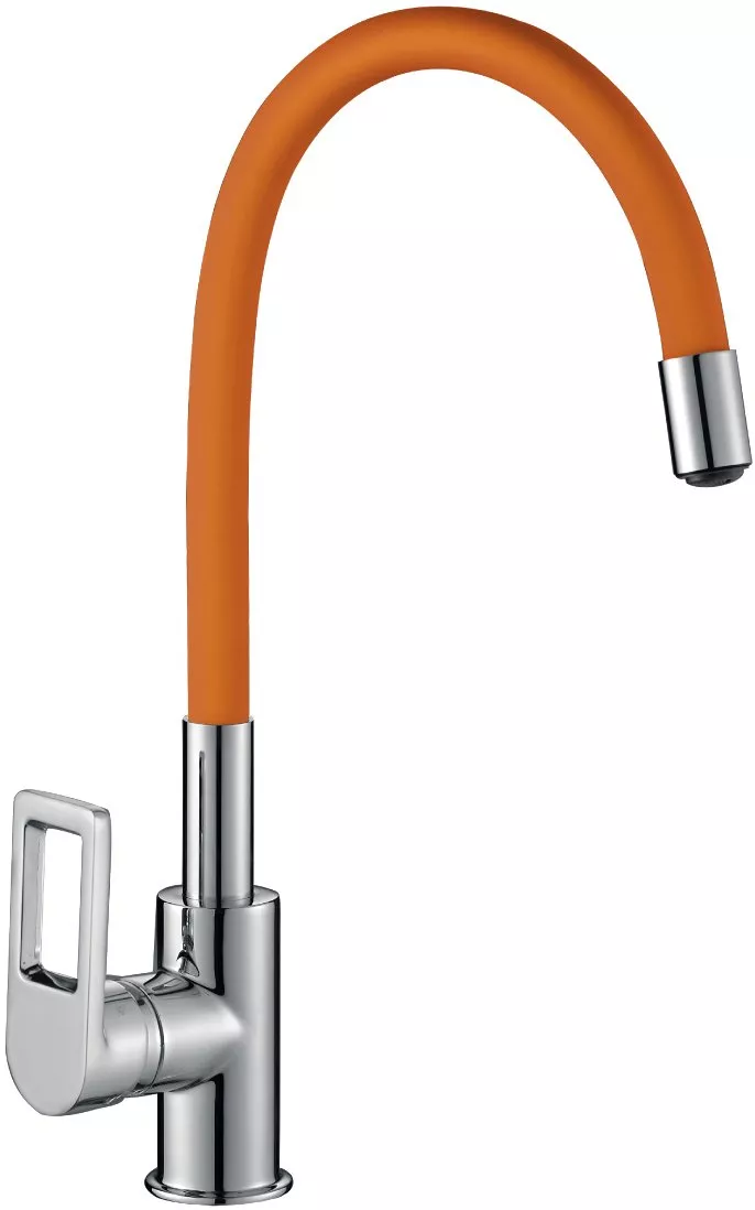 

Смеситель Rossinka Z для кухонной мойки Z35-35U-Orange оранжевый, хром