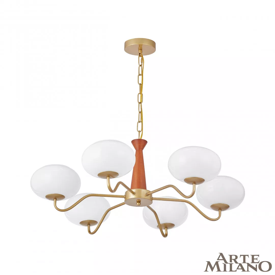 

Подвесная люстра Arte Milano Napoli 310166/D780/6 BS/WD