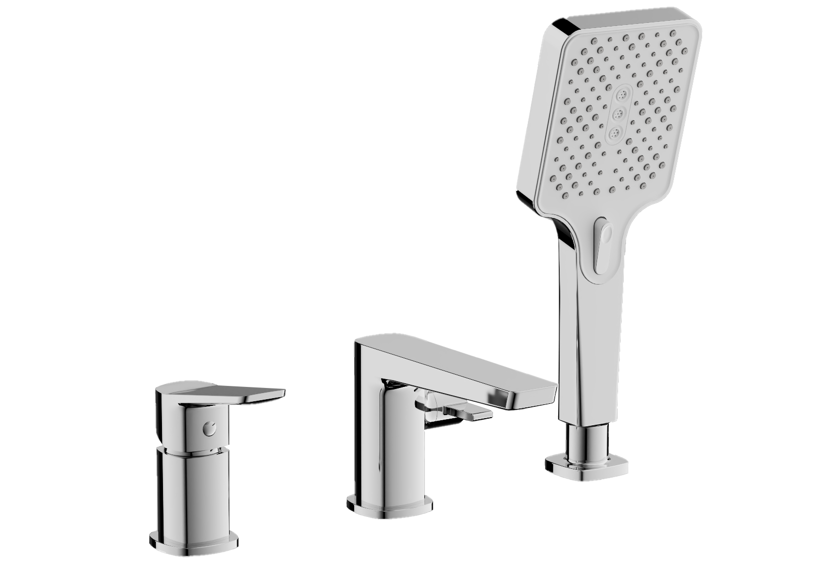 

Смеситель на борт ванны BELZ B715 B66715 хром