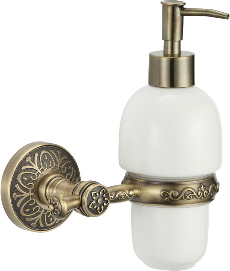 Дозатор для жидкого мыла Savol 58 с S-005831C настенный бронза белый 2680₽