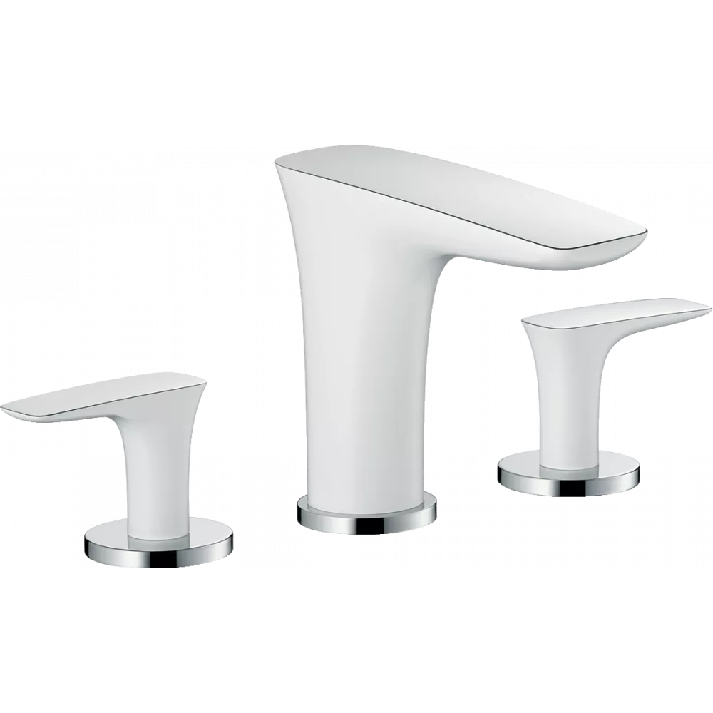 

Смеситель для раковины Hansgrohe PuraVida 15073400 белый, хром