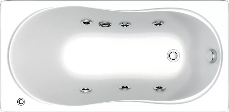 Акриловая ванна Bas Тесса 140x70 см с г/м, цвет белый Вн БасВГ39 ВГ00229 - фото 1