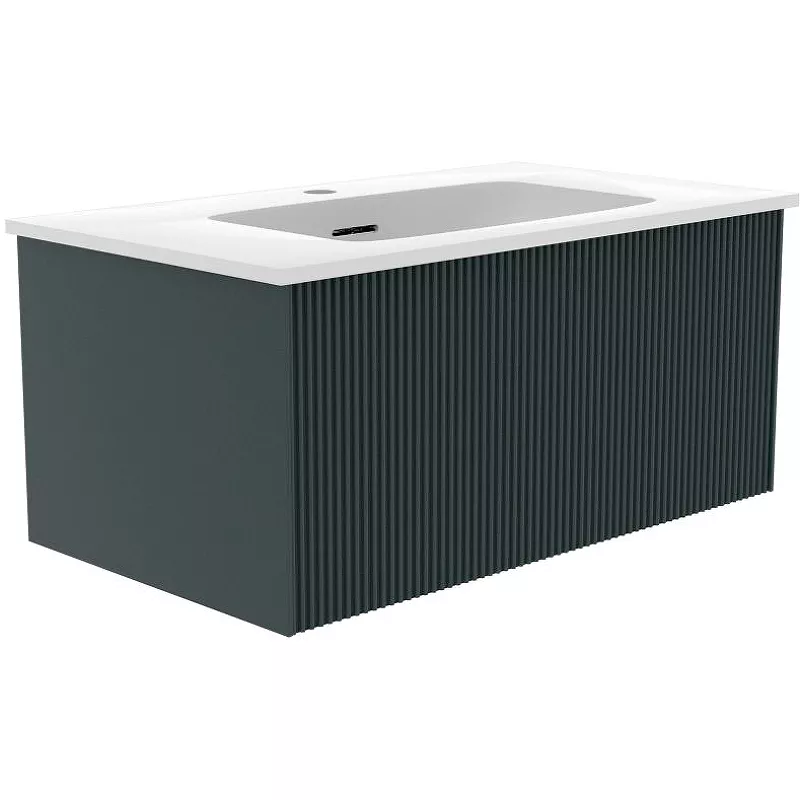 

Тумба под раковину La Fenice Terra 80 зеленая матовая