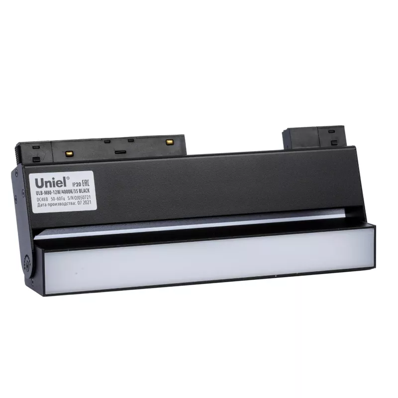 

Трековый светильник Uniel ULB-M80-12W/4000K/35 BLACK