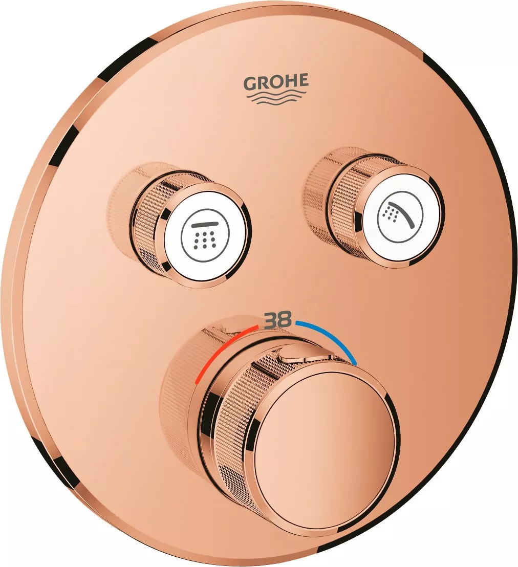 

Термостат Grohe Grohtherm SmartControl 29119DA0 для душа, теплый закат