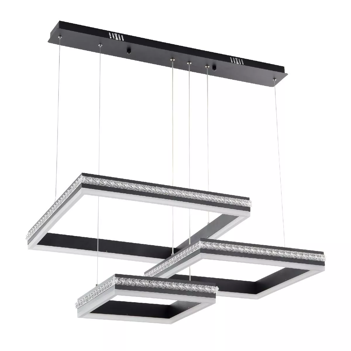 

Подвесная люстра LED4U 8596-500-400-300 BK