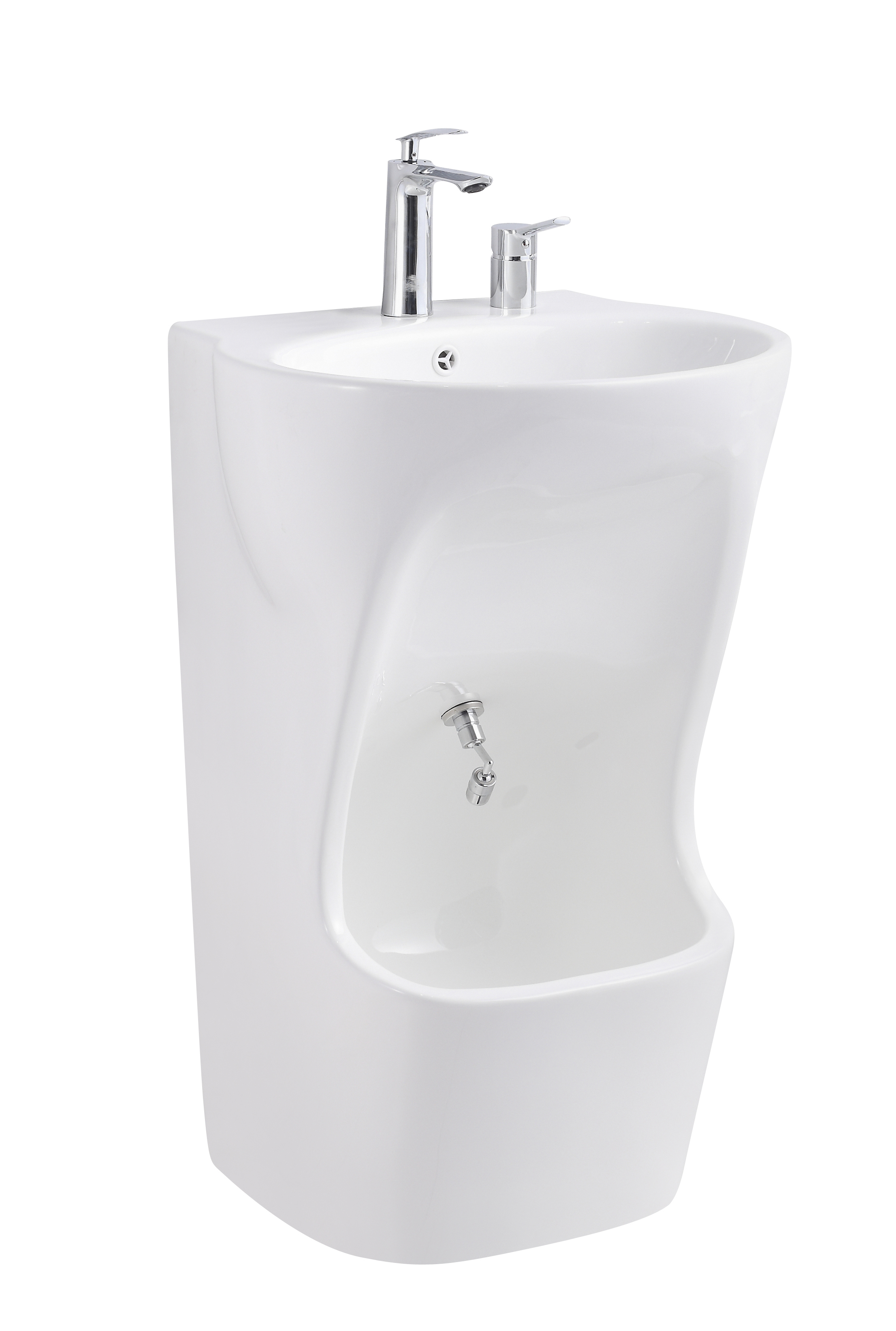 

Раковина напольная SantiLine SL-4030, белый глянцевый