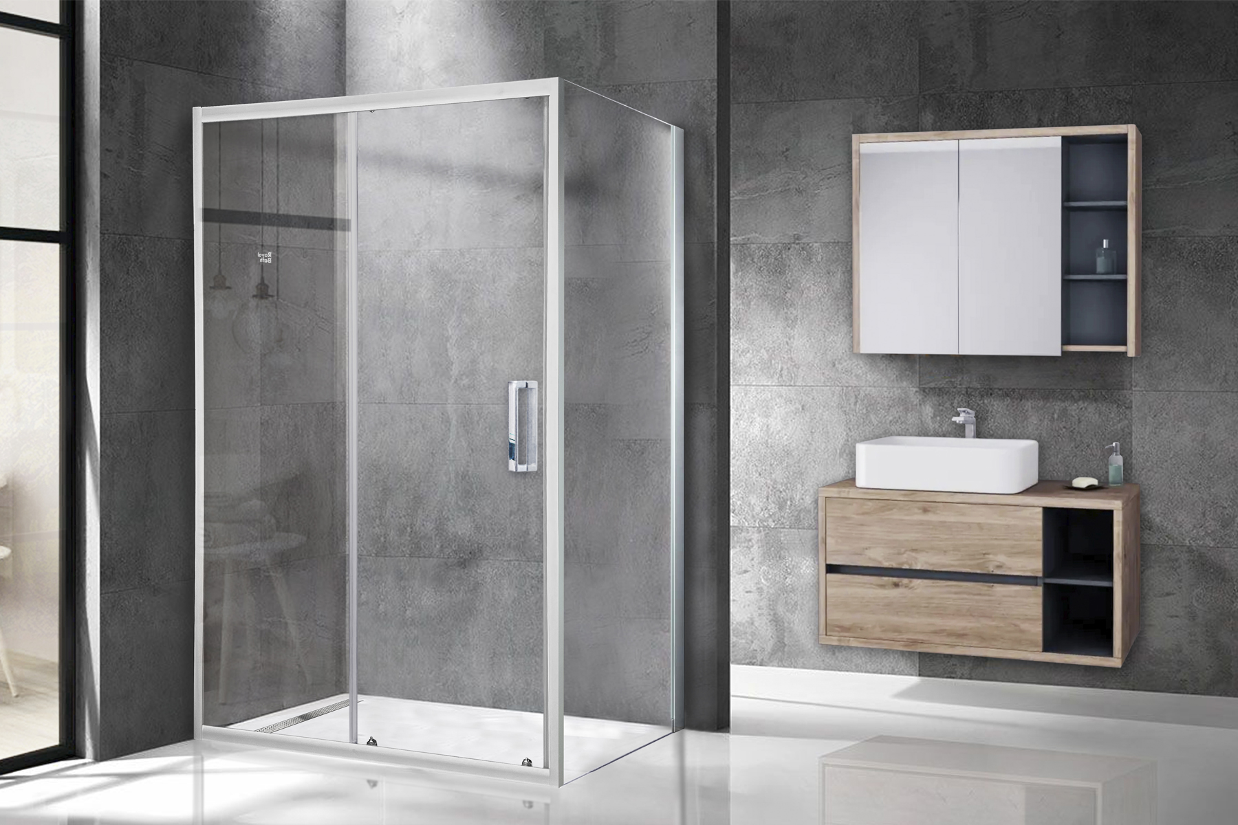 

Душевой уголок ACCORD RB 95100HPS-T-ST 100x95x200 (прозрачное)