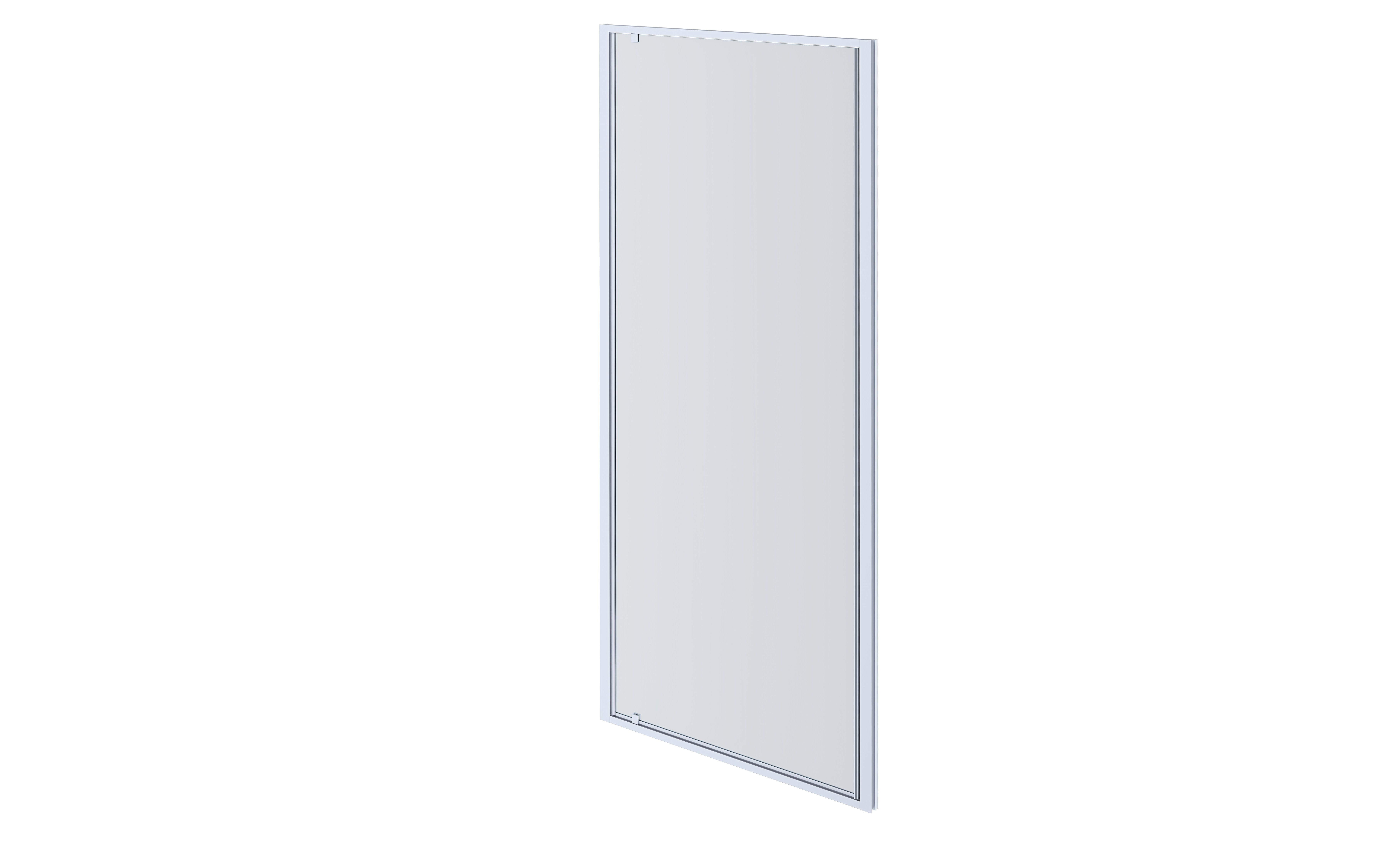 AQ NAA 6211-80 Душевая дверь, распашная 800x2000 профиль хром, стекло прозрачное
