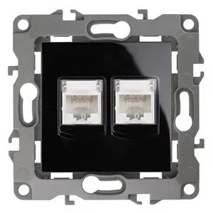 

Розетка информационная двойная 2XRJ45 Эра 12-3108-06 Б0014734