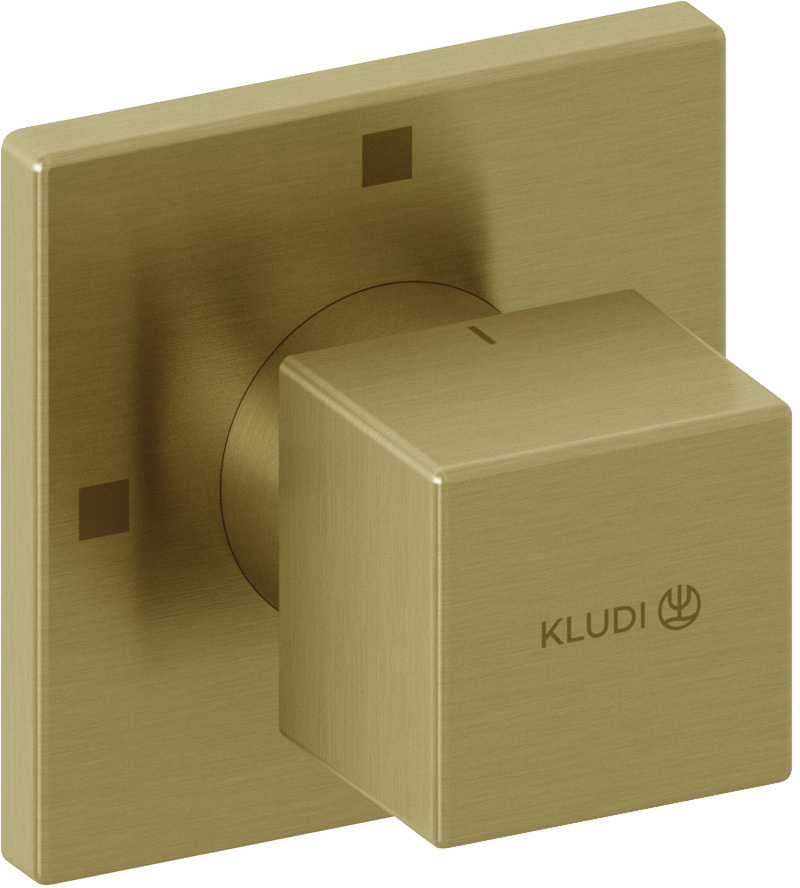 Переключатель потоков Kludi Decus 54846N075 брашированное золото на три потребителя 40266₽