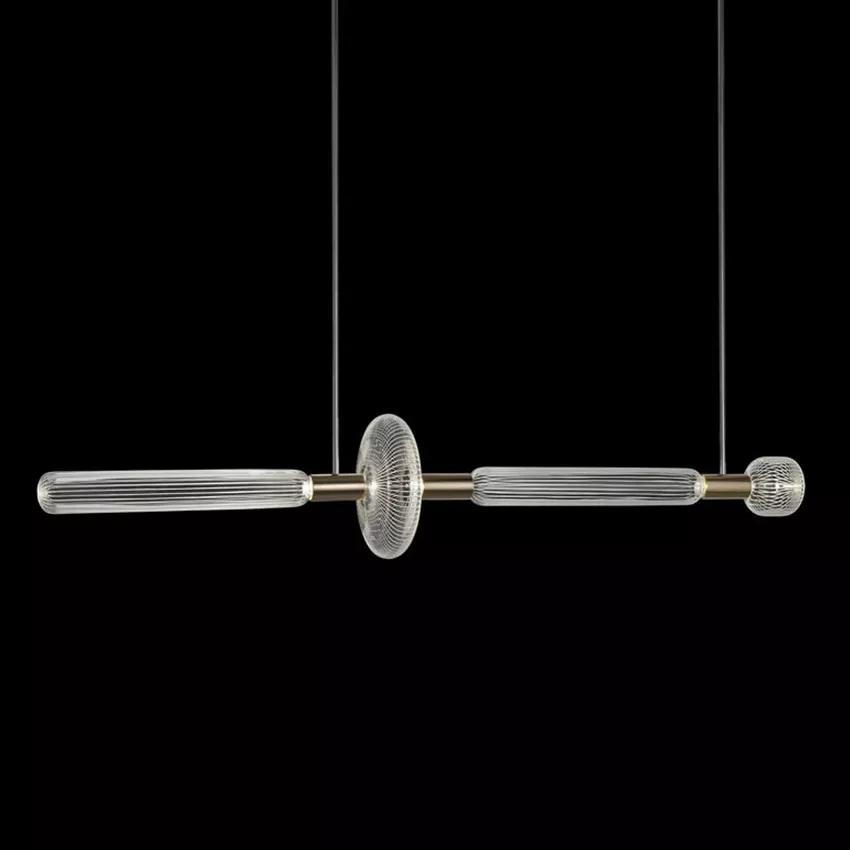 

Подвесной светильник Delight Collection MJ6061P/D gold/clear