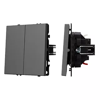 

Механизм звонкового выключателя двухклавишный Arlight SWT-NOBE-MKR2-SFPL-GR (230V, 10A) (Серый базальт) 061740
