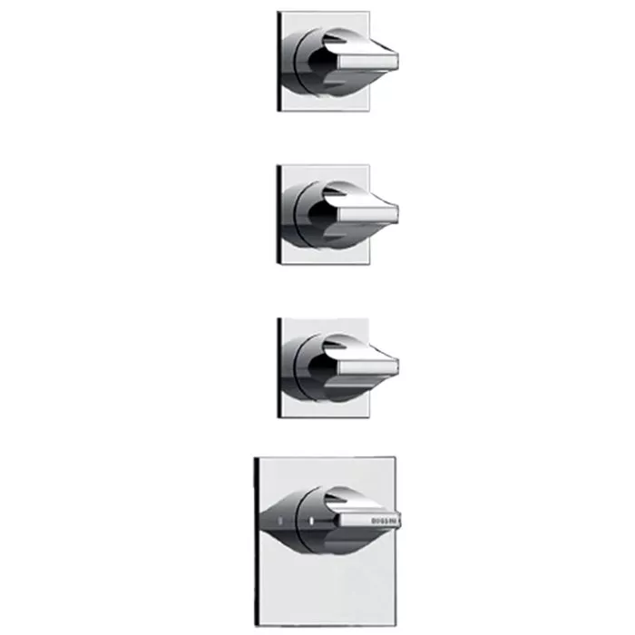 

BOSSINI (APICE) Наружняя часть термостата HighFlow для Z030202/Z030271/Z030210/Z030273 с отдельными панелями, округло-плоская рукоятка, хром (030)