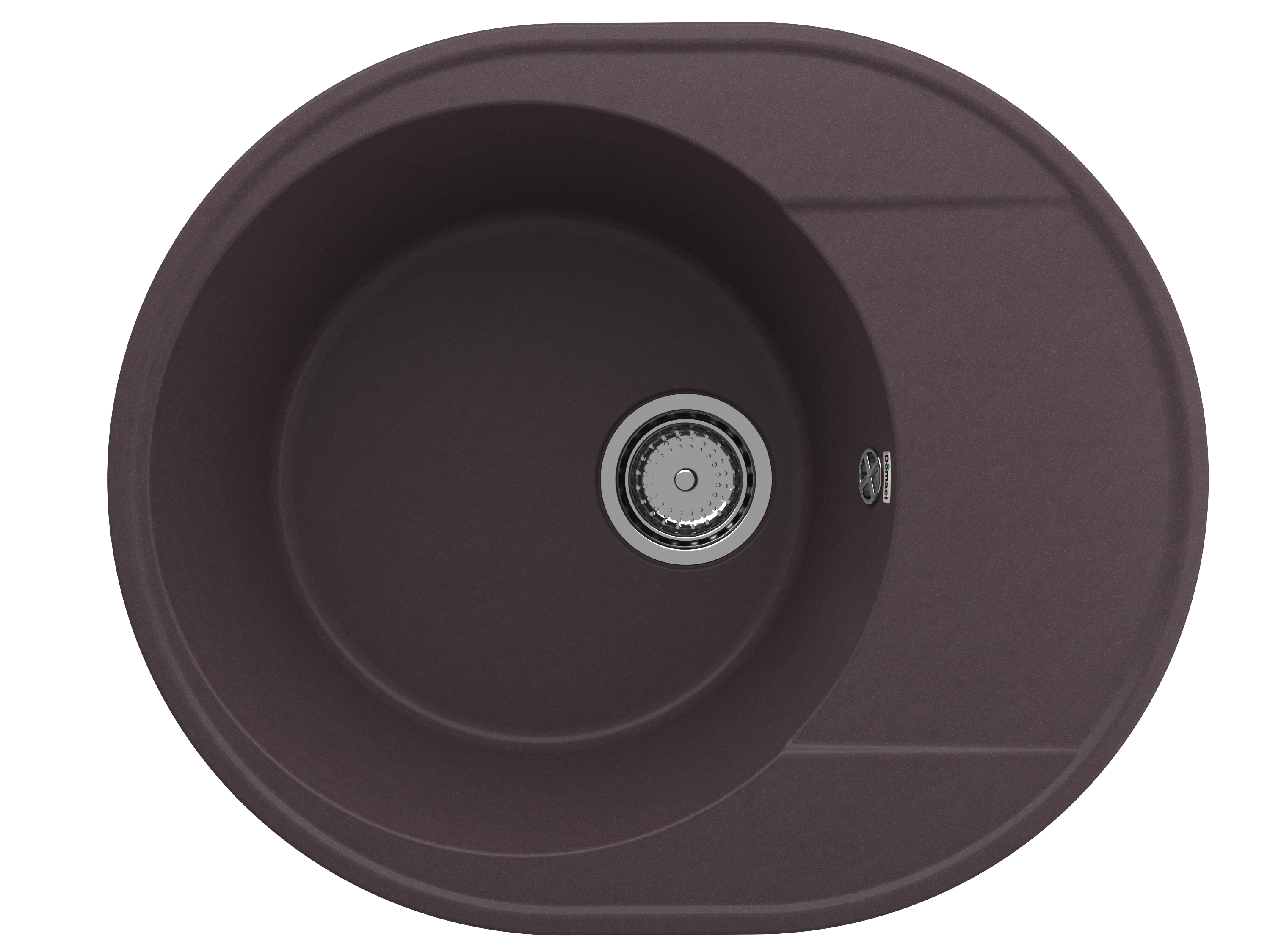 

Мойка кухонная Domaci Солерно DN 585-06 трюфель
