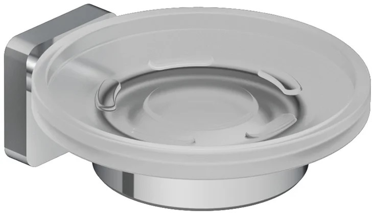 Мыльница Kludi Vela S 2598505 настенная стеклянная хром 3222₽